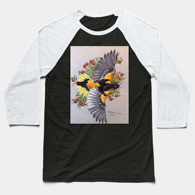 Baltimore Oriole Baseball T-Shirt by Bill Cameron Fine Art